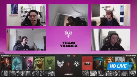 Poster siaran Team Yandex VS Gamerlegion