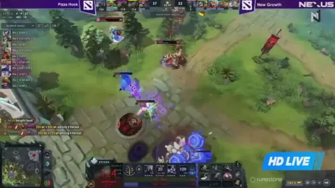 Poster siaran New Growth VS Pizza Hook