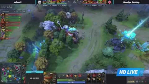 Poster siaran salamit VS Nemiga Gaming