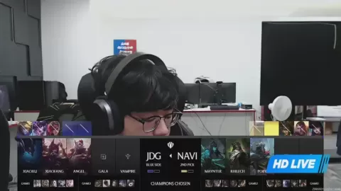 Poster siaran Natus Vincere VS JD Gaming