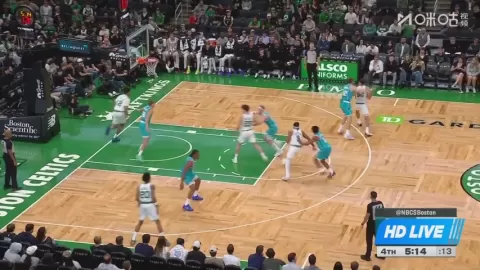 Poster siaran Boston Celtics vs Charlotte Hornets