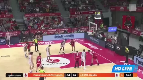 Poster siaran Casademont Zaragoza VS Forca Lleida