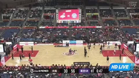 Poster siaran Osaka Evessa VS Tokyo Sunrockers