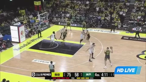 Poster siaran Sendai 89ers VS Kobe Storks