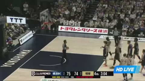 Poster siaran Yokohama B-Corsairs VS Ryukyu Golden Kings