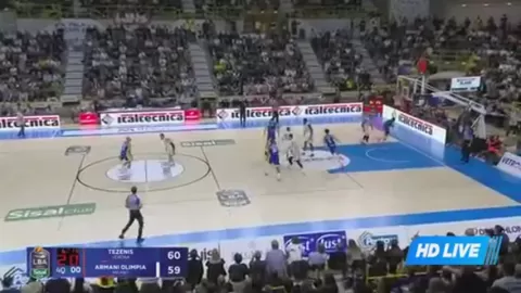 Poster siaran Tezenis Verona VS Olimpia Milano