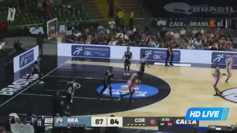 Poster siaran CAIXA Brasília Basquete VS Corinthians