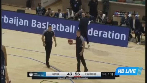 Poster siaran GENCE BC VS Kolossos Rhodes H Hotels Collection B.C.