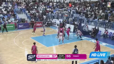 Poster siaran Pasay Voyagers VS Meycauayan