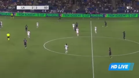 Poster siaran Los Angeles Galaxy VS San Diego FC