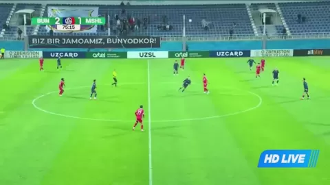 Poster siaran Bunyodkor VS Mashal Muborak