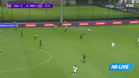 Poster siaran USA U17 Women VS Kenya U17 Women