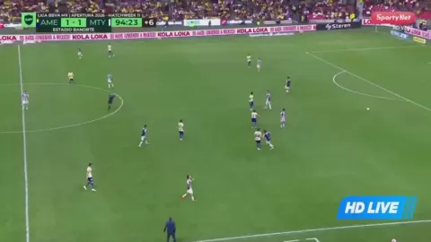 Poster siaran Club America VS Rayados de Monterrey