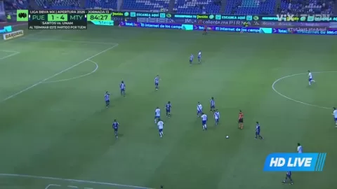 Poster siaran Puebla VS Rayados de Monterrey