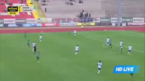 Poster siaran Botev Vratsa VS Spartak Varna