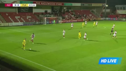 Poster siaran Cheltenham Town VS Fleetwood Town