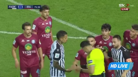 Poster siaran PAOK Saloniki VS Iraklis