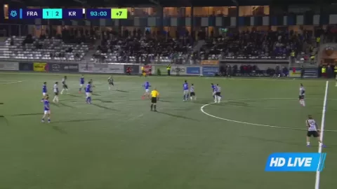 Poster siaran Fram Reykjavik VS KR Reykjavik