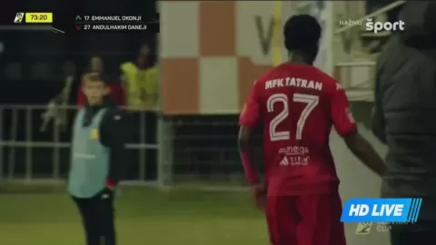 Poster siaran Tatran LM VS MFK Skalica