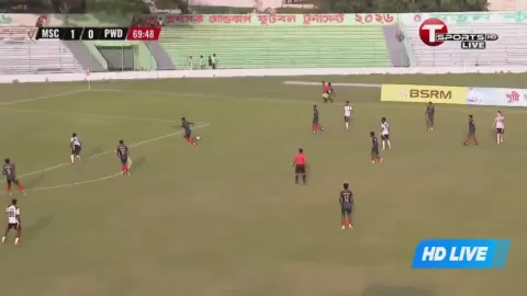 Poster siaran Mohammedan Dhaka VS PWD Sports Club