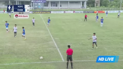 Poster siaran Yangon City U20 VS Yadanarbon FC U20