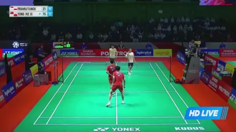 Poster siaran Pramudya I L / Tangka A E K VS Chen Y R / Tong K X